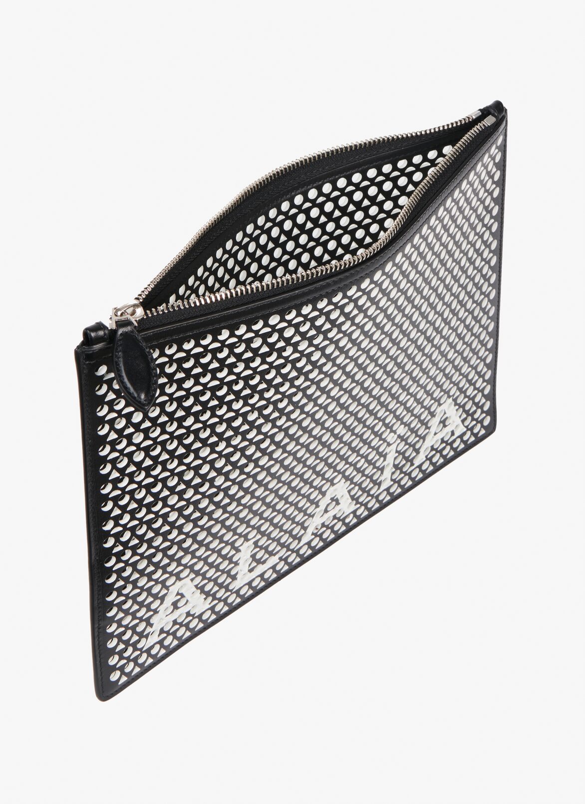 Large logo pouch
 ALAÏA BLACK LARGE LOGO POUCH